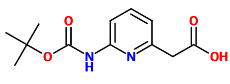 (图片) MC003407 [6-(Boc-amino)-2-pyridinyl]acetic acid